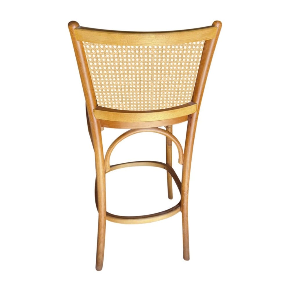 Banqueta Rio Negro Assento Estofado Encosto Palhinha Indiana Design by Michael Thonet 