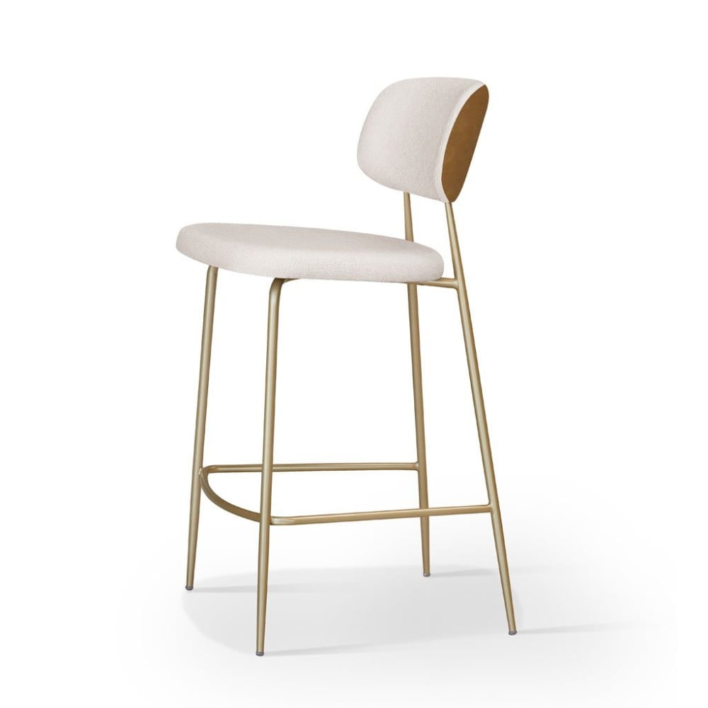 Banqueta Tyrell Composê Estrutura Aço Carbono Pintura Eletrostática Design Moderno