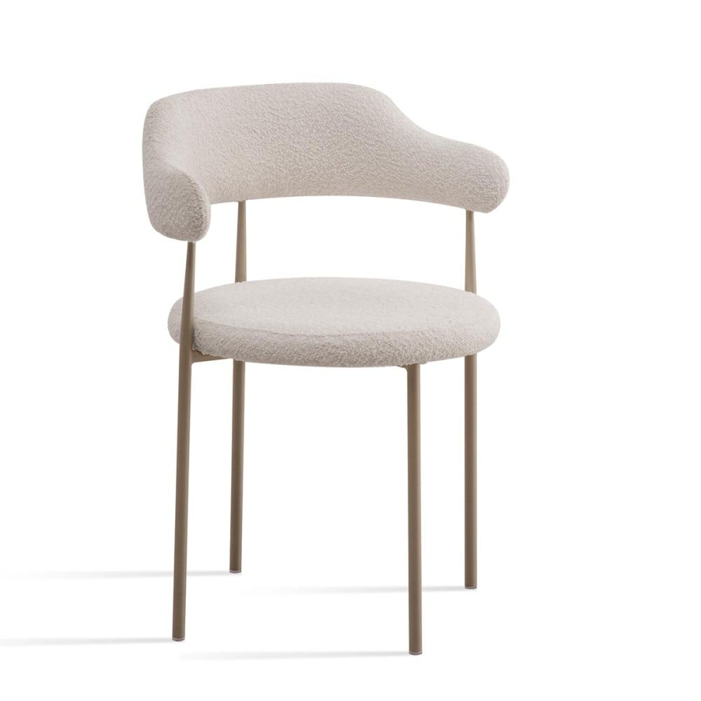 Cadeira Dheély Estofada Estrutura Aço Carbono Pintura Eletrostática Design Moderno