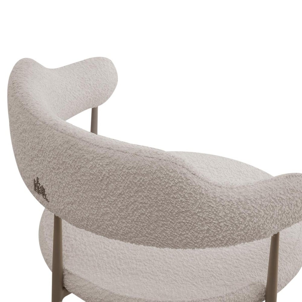 Cadeira Dheély Estofada Estrutura Aço Carbono Pintura Eletrostática Design Moderno