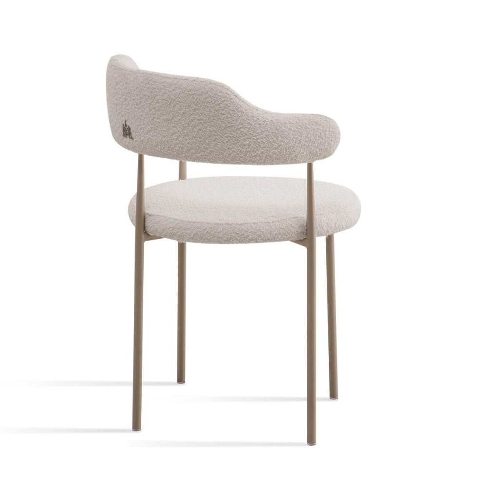 Cadeira Dheély Estofada Estrutura Aço Carbono Pintura Eletrostática Design Moderno