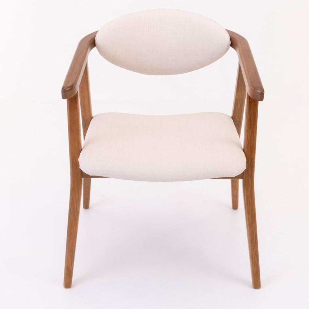 Cadeira Inari Estofada Estrutura Madeira Eucalipto Design Exclusivo Acabamento Premium