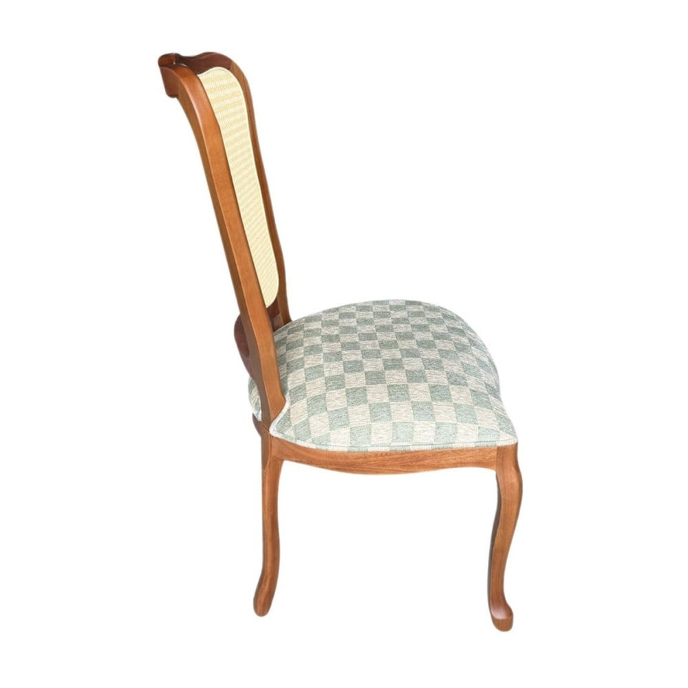 Cadeira Inglesa Palhinha Indiana Madeira Maciça Design de Luxo Peça Artesanal