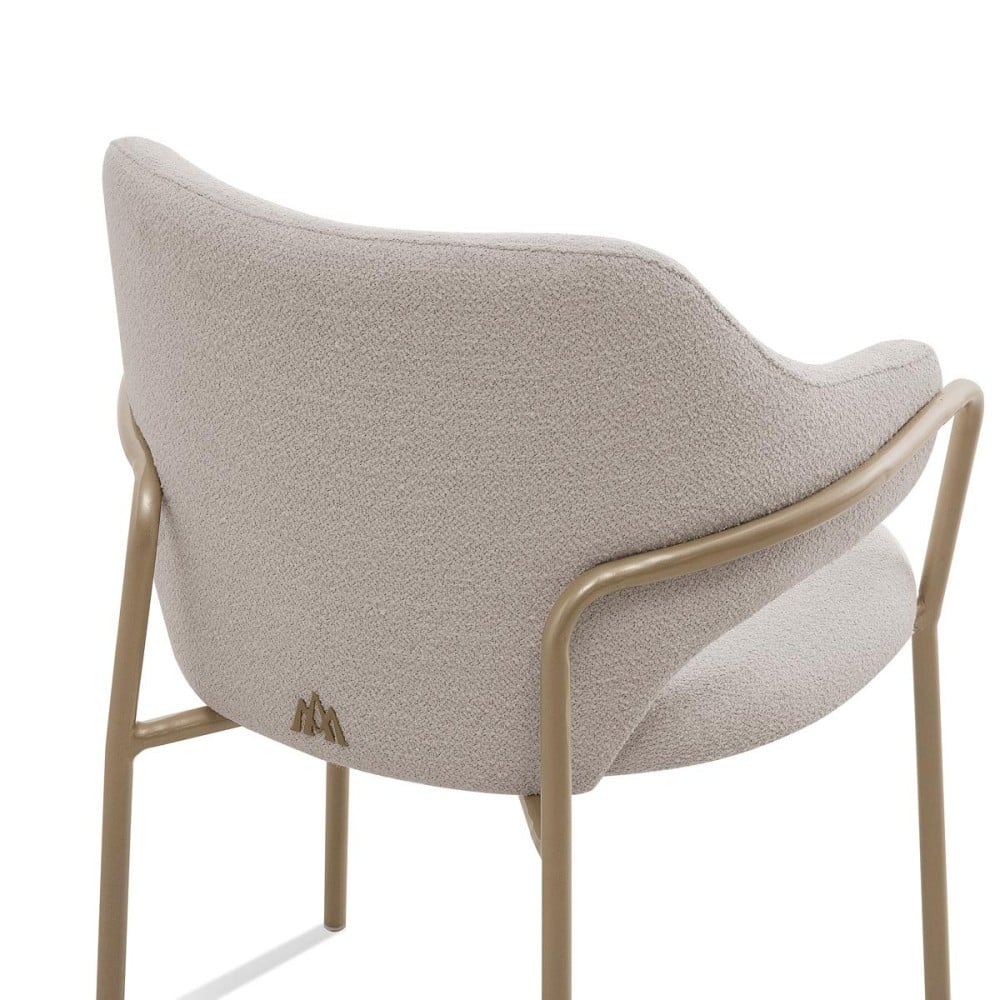 Cadeira Livinia Estofada Estrutura Aço Carbono Pintura Eletrostática Design Moderno