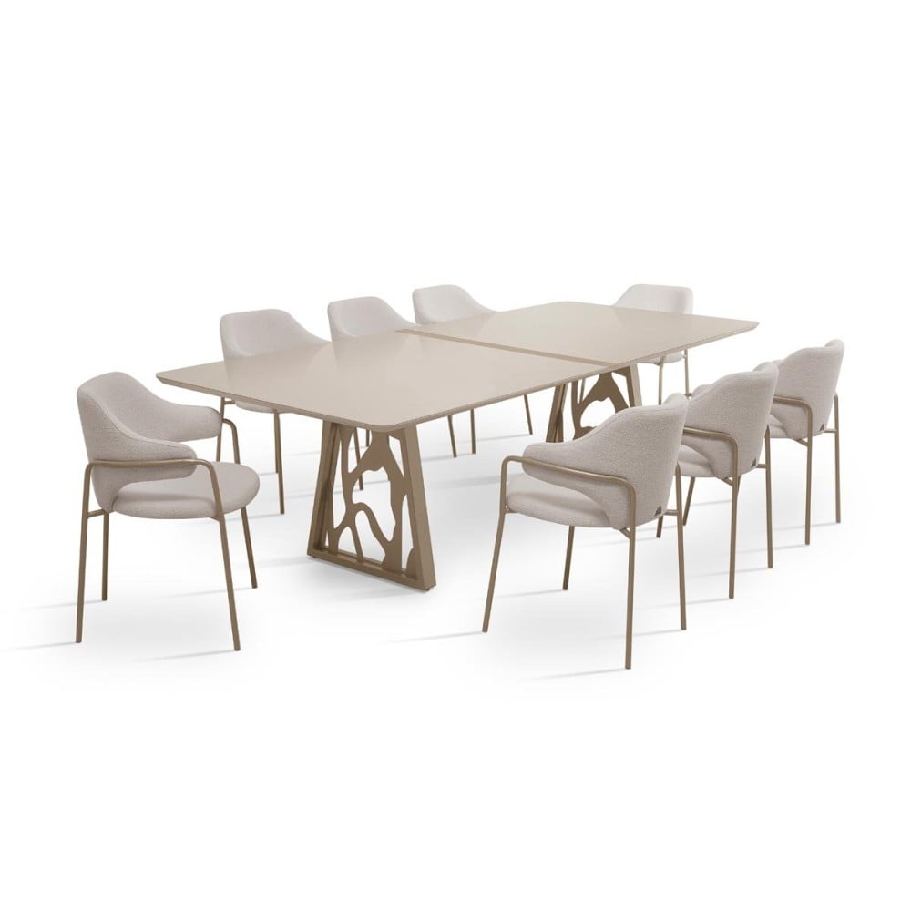Cadeira Livinia Estofada Estrutura Aço Carbono Pintura Eletrostática Design Moderno