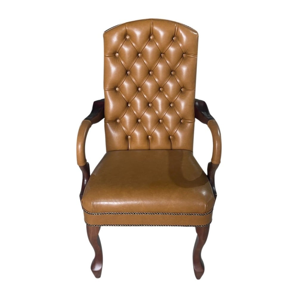 Cadeira Luxo Capitonê Design Clássico