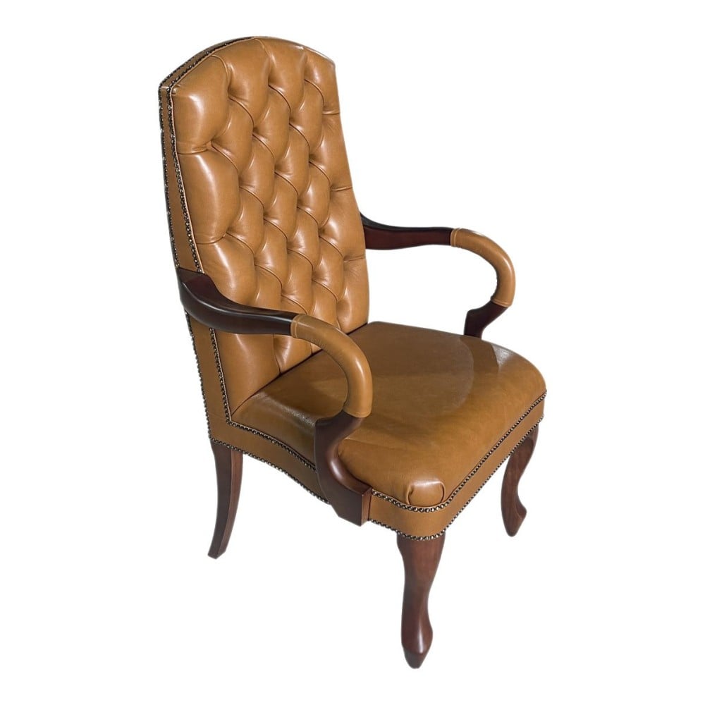 Cadeira Luxo Capitonê Design Clássico