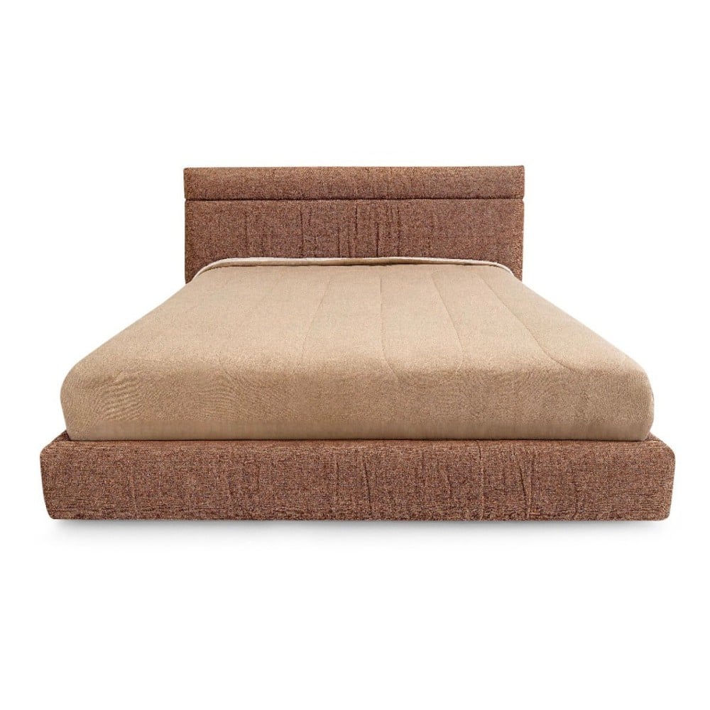 Cama Elysier Estofada com Cabeceira Gomada