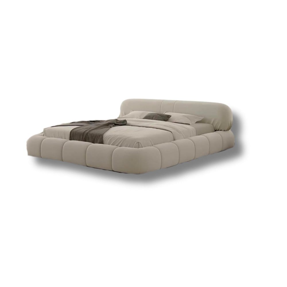 Cama Lizzen Estofada Design Atemporal