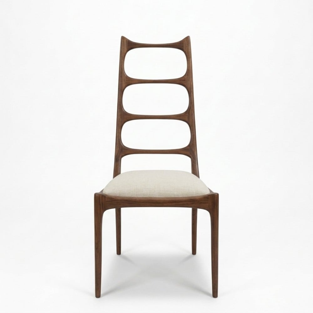 Cadeira Bone Assento Estofado