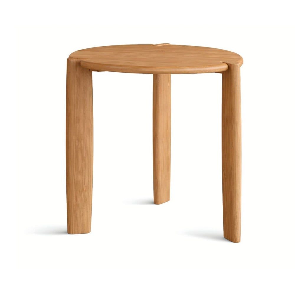 Mesa Bistrô Faye Tampo Redondo Estrutura Madeira Maciça Tauari Design by Studio 3 Design