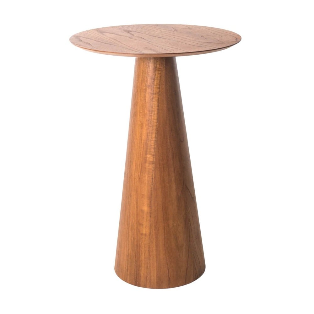 Mesa Bistrô Jaxon Tampo Redondo e Base Cônica em Madeira Laminada Tingida