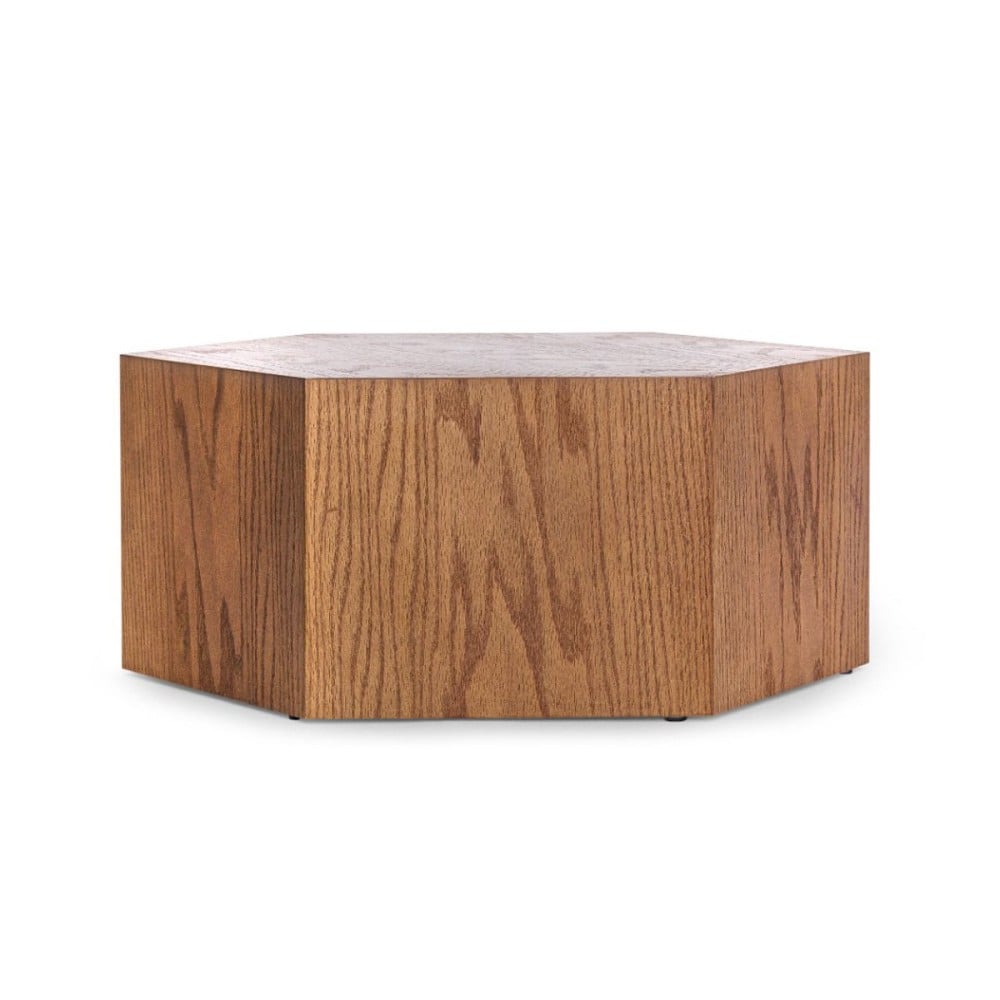 Mesa de Centro Favius II Hexagonal Estrutura Laminada 