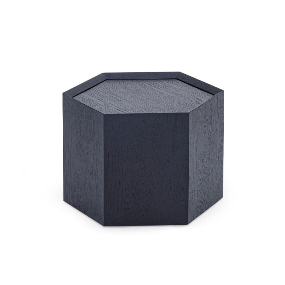 Mesa de Centro Favius ✓Hexagonal ✓Tampo com Bordas Chanfradas Interna ✓Estrutura Laminada 