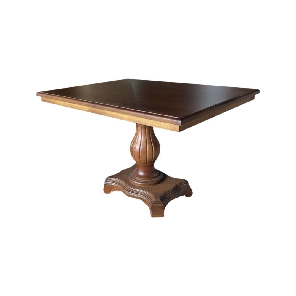 Mesa de Jantar Antique Retangular Madeira Maciça Design Clássico