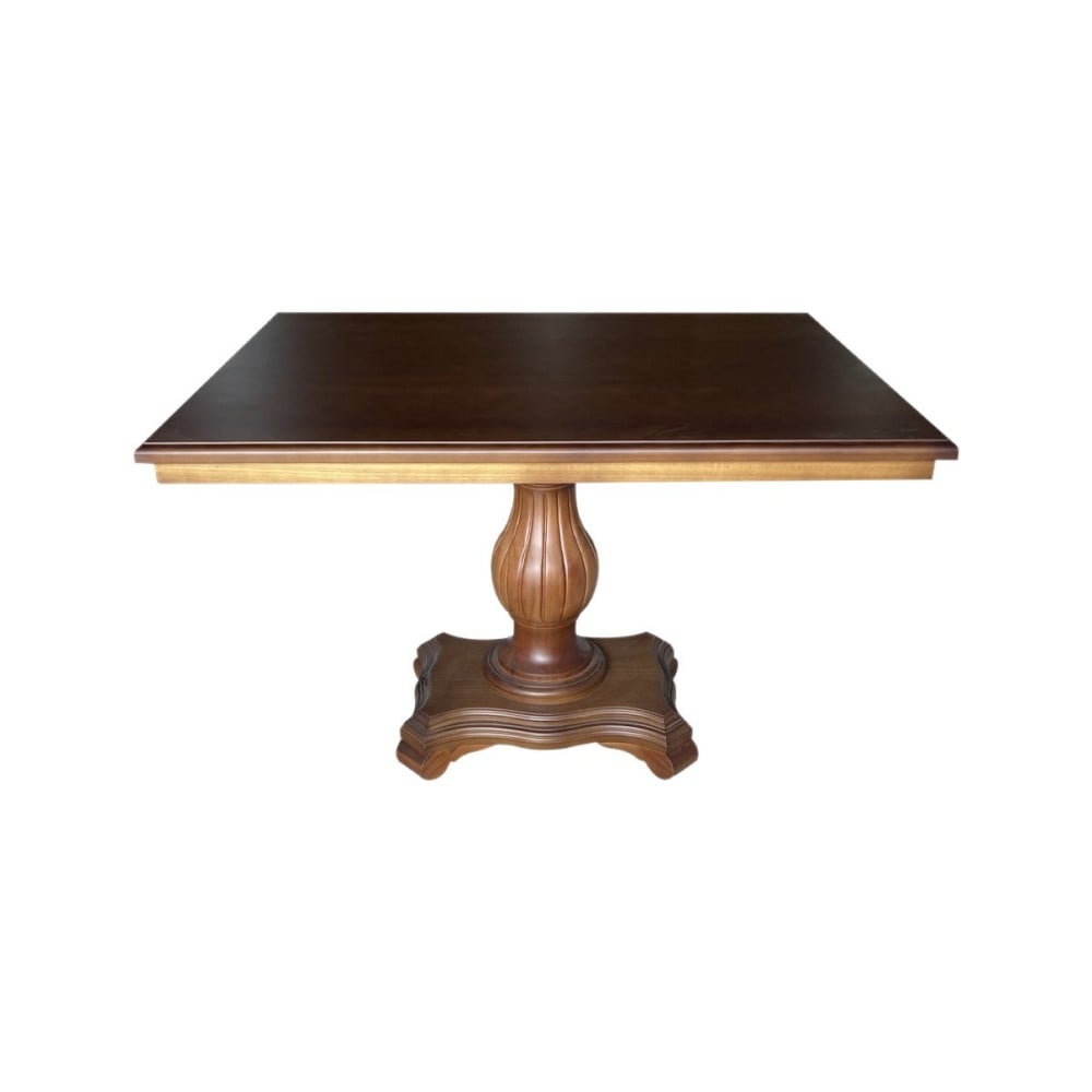 Mesa de Jantar Antique Retangular Madeira Maciça Design Clássico