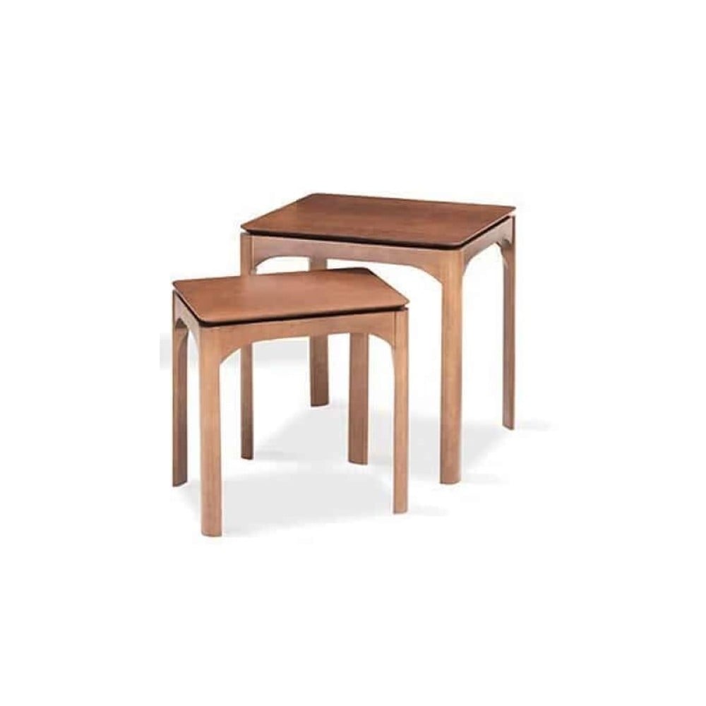 Mesa Lateral Eury Tampo Laminado Cinamomo Design Atemporal e Moderno Casa A Móveis