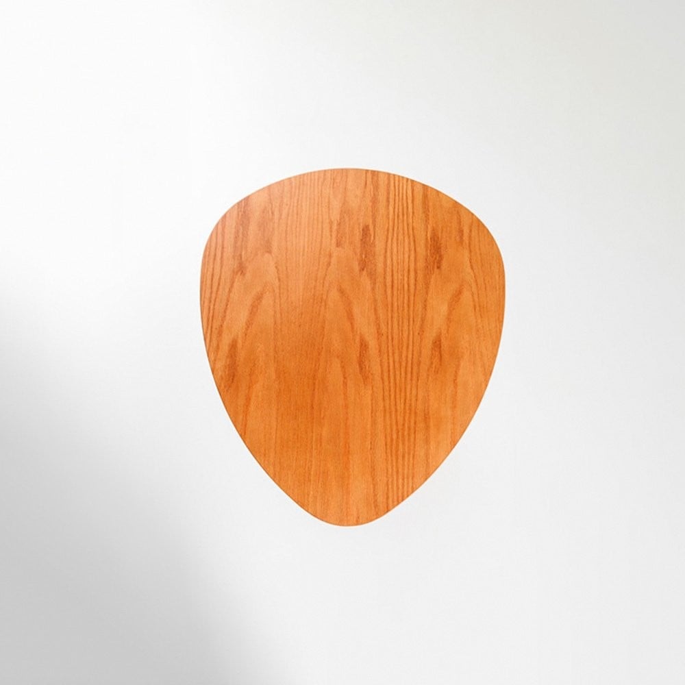 Mesa Lateral Sândalo Design Orgânico Tampo Laminado Base Ripado Madeira Maciça Tauari