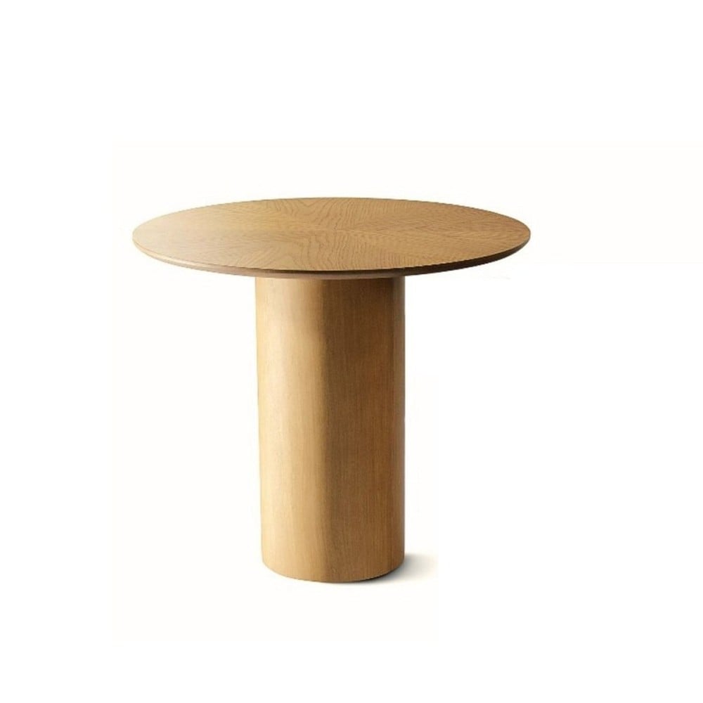 Mesa Lateral Zidara Redonda Estrutura Madeira de Manejo Design by Studio 3 Design