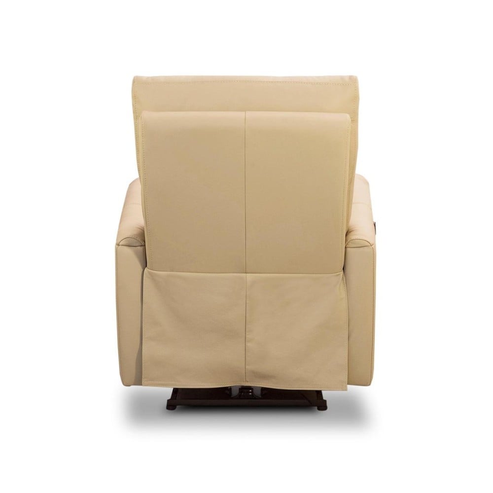 Poltrona Biatris Reclinável Elétrica Power Estrutura Madeira de Lei Eucalipto Design Artesanal
