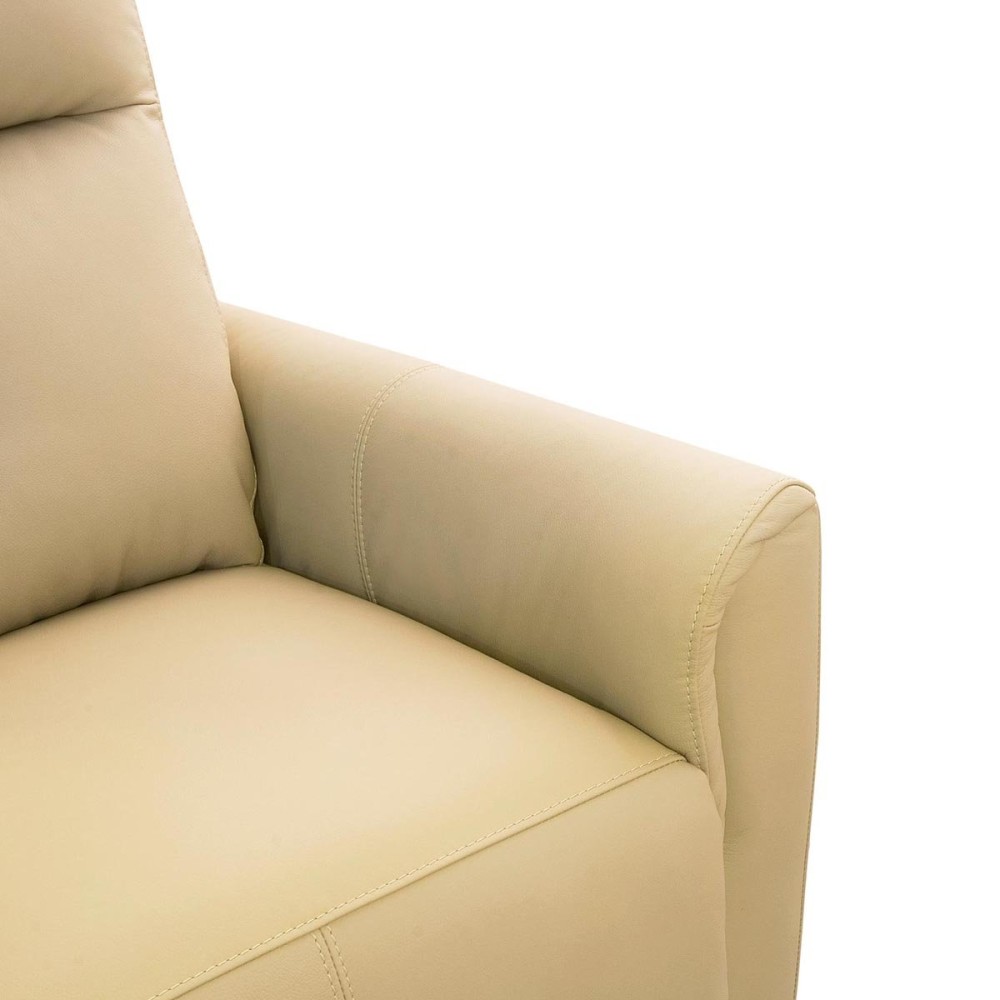 Poltrona Biatris Reclinável Elétrica Power Estrutura Madeira de Lei Eucalipto Design Artesanal