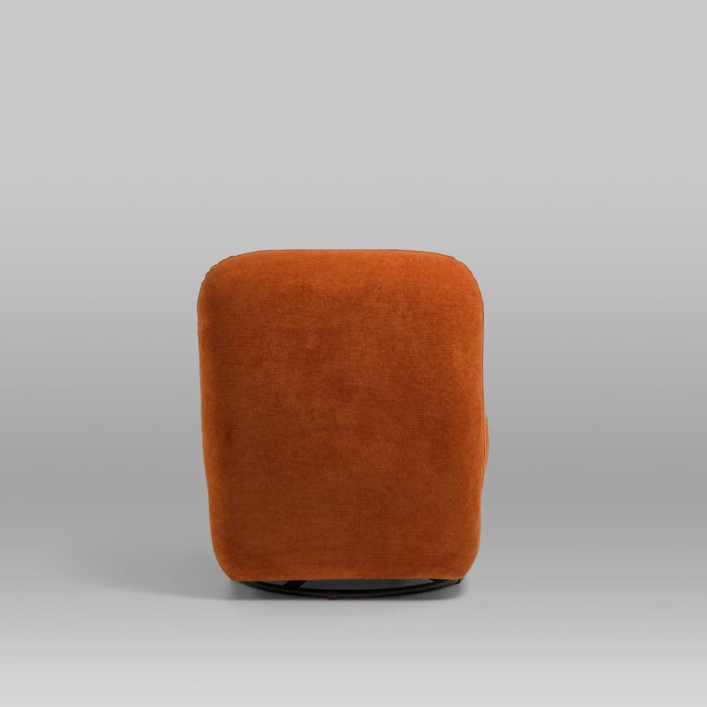 Poltrona Giratória Massya Estofada Estrutura Revestida Base em Aço Design by Hakin Hazin