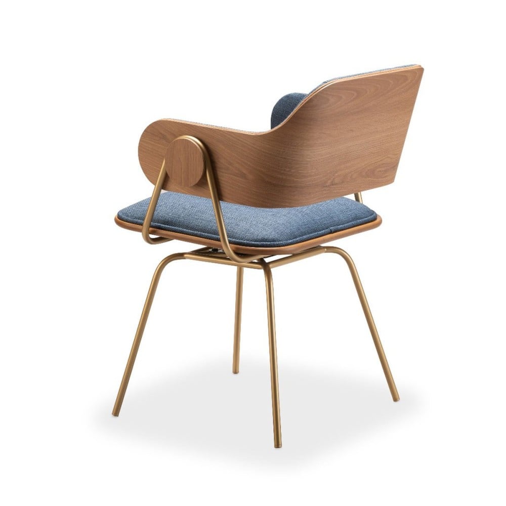 Poltrona Giratória Tayanna Assento Estofado com Base Laminada Encosto Laminado com Estofado Base em Aço Carbono