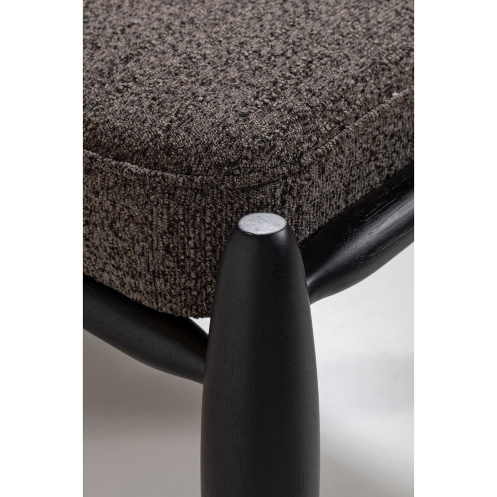 Puff Manthelle Assento com Almofada Retangular Estrutura em Madeira Tauari Design by M7 Estúdio