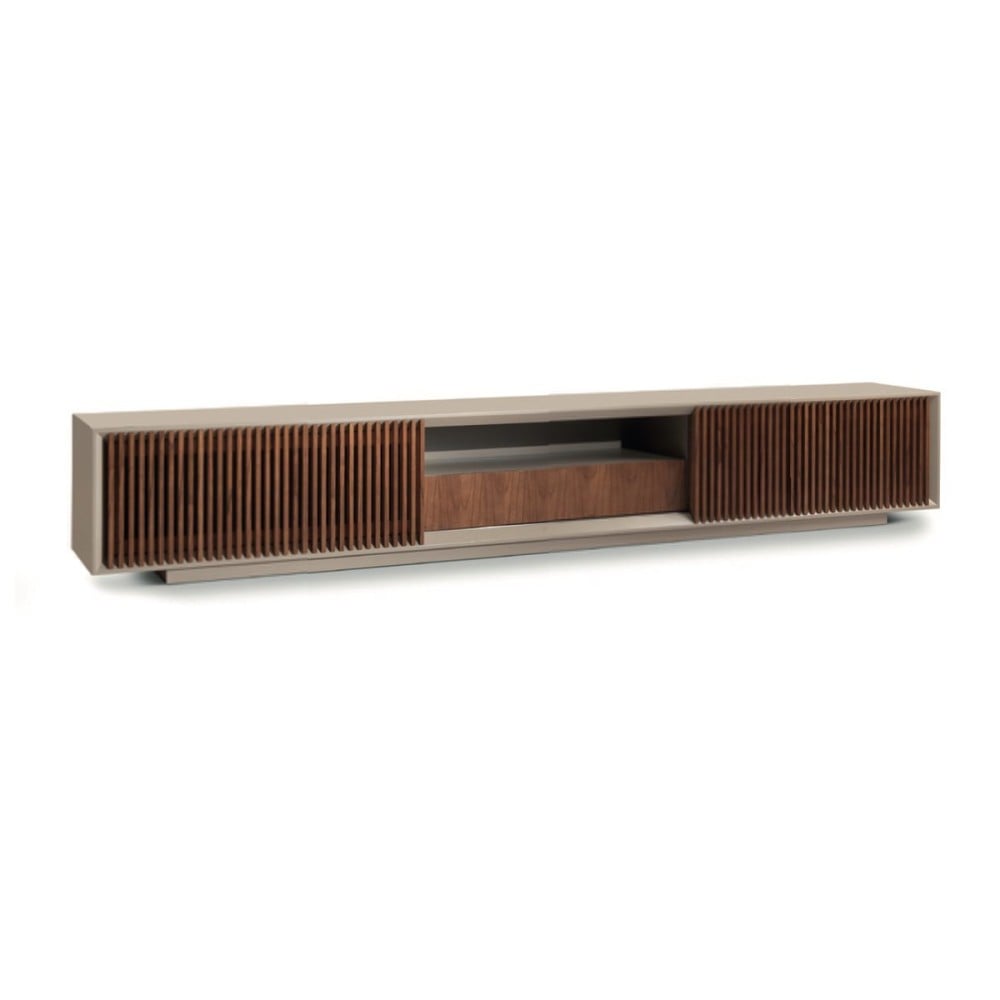 Rack Kiara com Gaveta Frente com Detalhe Ripado
