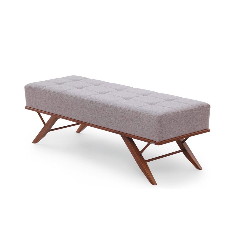 Recamier Athena Estofado Detalhe na Costura Estrutura Madeira Eucalipto Design Exclusivo Acabamento Premium