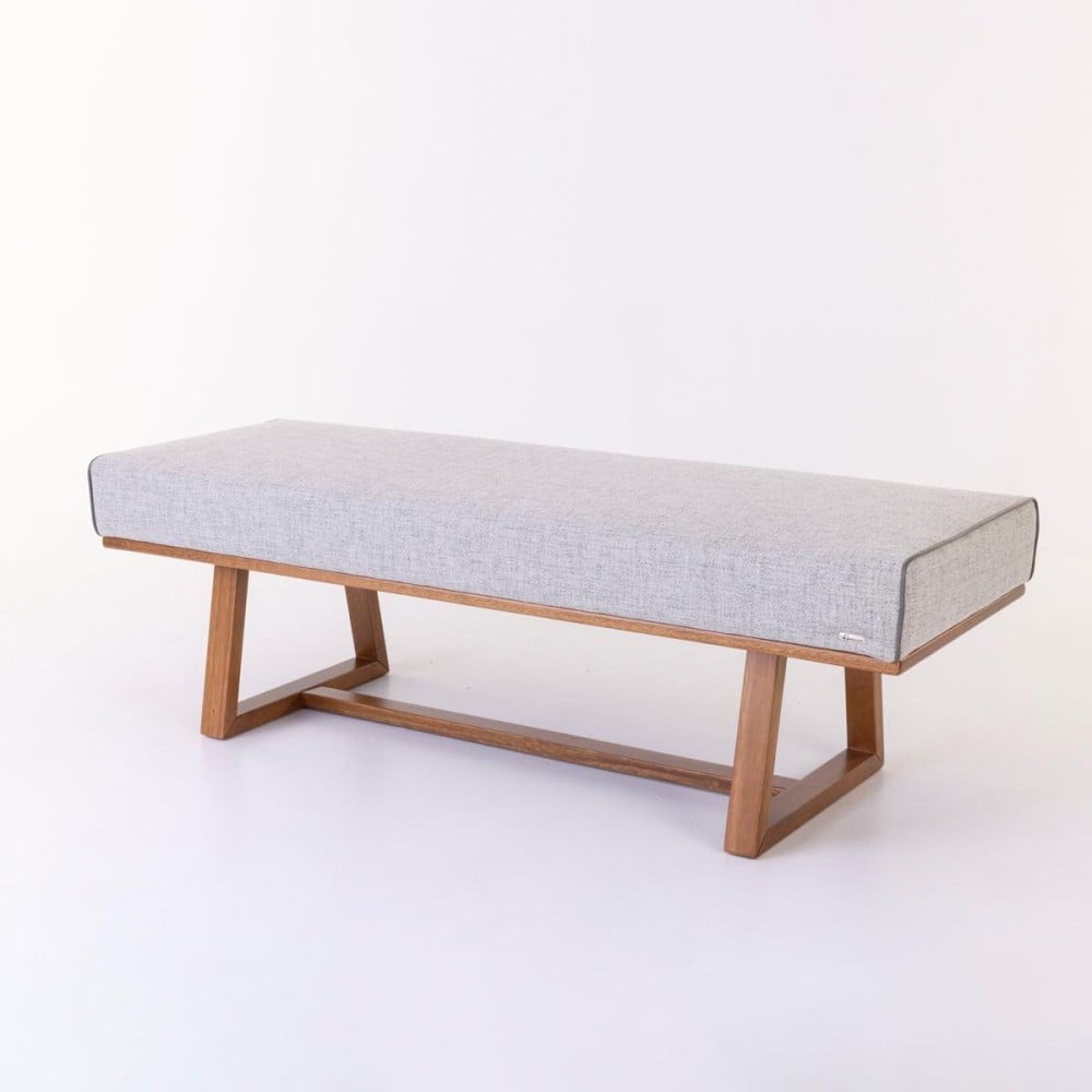 Recamier Lois Estofado Estrutura Madeira Eucalipto Design Exclusivo Acabamento Premium