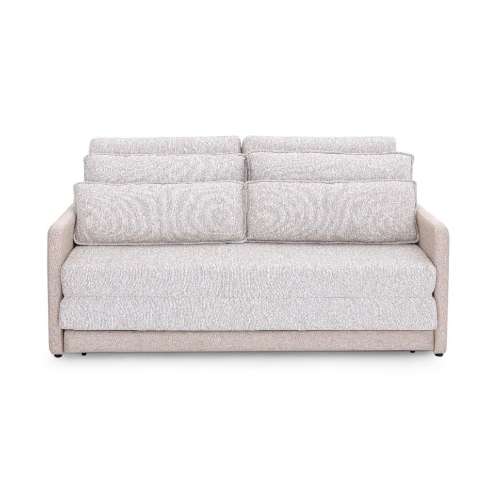 Sofá Cama Brina Composê com Abertura Frontal Encosto com Almofadas Soltas
