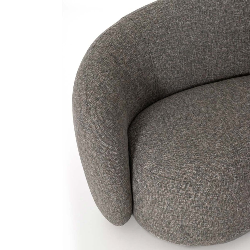 Sofá Curvo Mareya Estofado Design Orgânico Estrutura Madeira Eucalipto Reflorestada Usinada