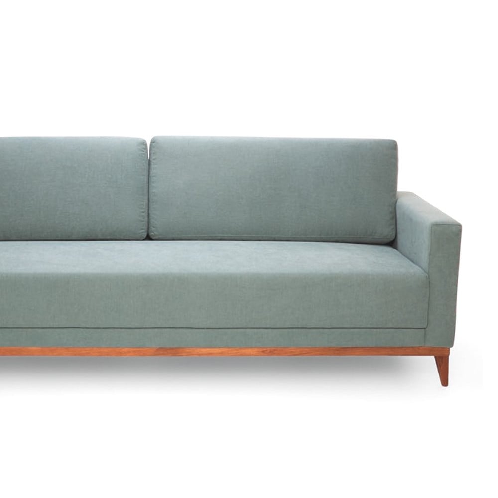 Sofá Morrigan 2 Lugares Almofadas Soltas Estrutura Madeira Eucalipto Design Exclusivo Acabamento Premium
