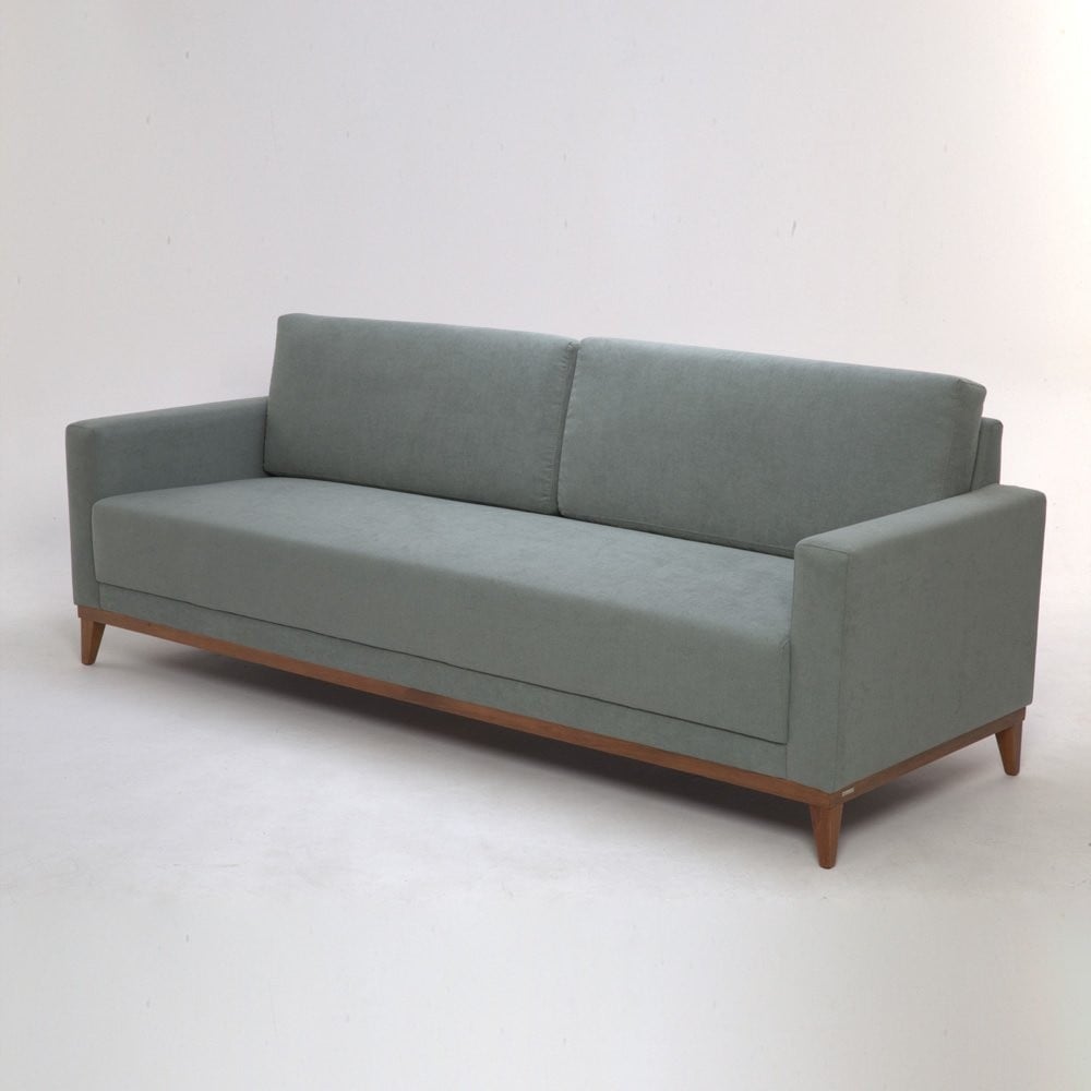 Sofá Morrigan 2 Lugares Almofadas Soltas Estrutura Madeira Eucalipto Design Exclusivo Acabamento Premium