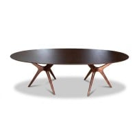 Mesa de Jantar Orfeu Tampo Oval 2