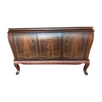 Balcão Regência Madeira Maciça Marchetaria Design Clássico