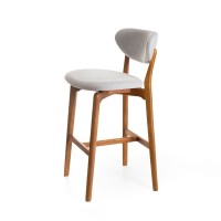 Banqueta Callahan Estofada Design Contemporâneo
