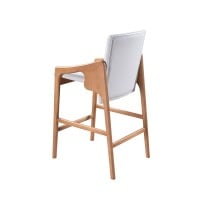 Banqueta Sayan Estofada Estrutura Madeira