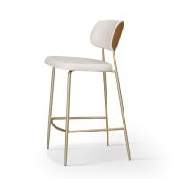 Banqueta Tyrell Composê Estrutura Aço Carbono Pintura Eletrostática Design Moderno
