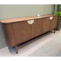 Buffet Arthemis Acabamento Lâmina Cinamomo Estrutura Madeira de Manejo