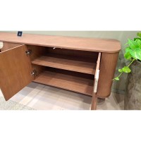 Buffet Arthemis Acabamento Lâmina Cinamomo Estrutura Madeira de Manejo
