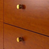 Buffet Janyus com Tampo Bandeja Portas e Gavetas Estrutura Madeira Eucalipto
