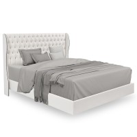 Cabeceira de Cama Melrose Estofada Detalhes em Capitonê e Tachas
