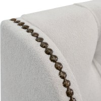 Cabeceira de Cama Melrose Estofada Detalhes em Capitonê e Tachas