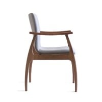 Cadeira Areta Estofado Anatômico Design Contemporâneo Design by Estúdio Casa A