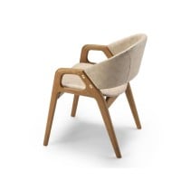 Cadeira Aurion Estofada Estrutura Madeira Maciça Design Premiado by Luiz Bossardi