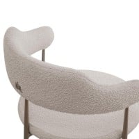 Cadeira Dheély Estofada Estrutura Aço Carbono Pintura Eletrostática Design Moderno