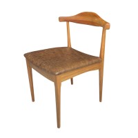 Cadeira Elbow Cor Mel Madeira Design by Hans Wegner