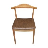 Cadeira Elbow Cor Mel Madeira Design by Hans Wegner